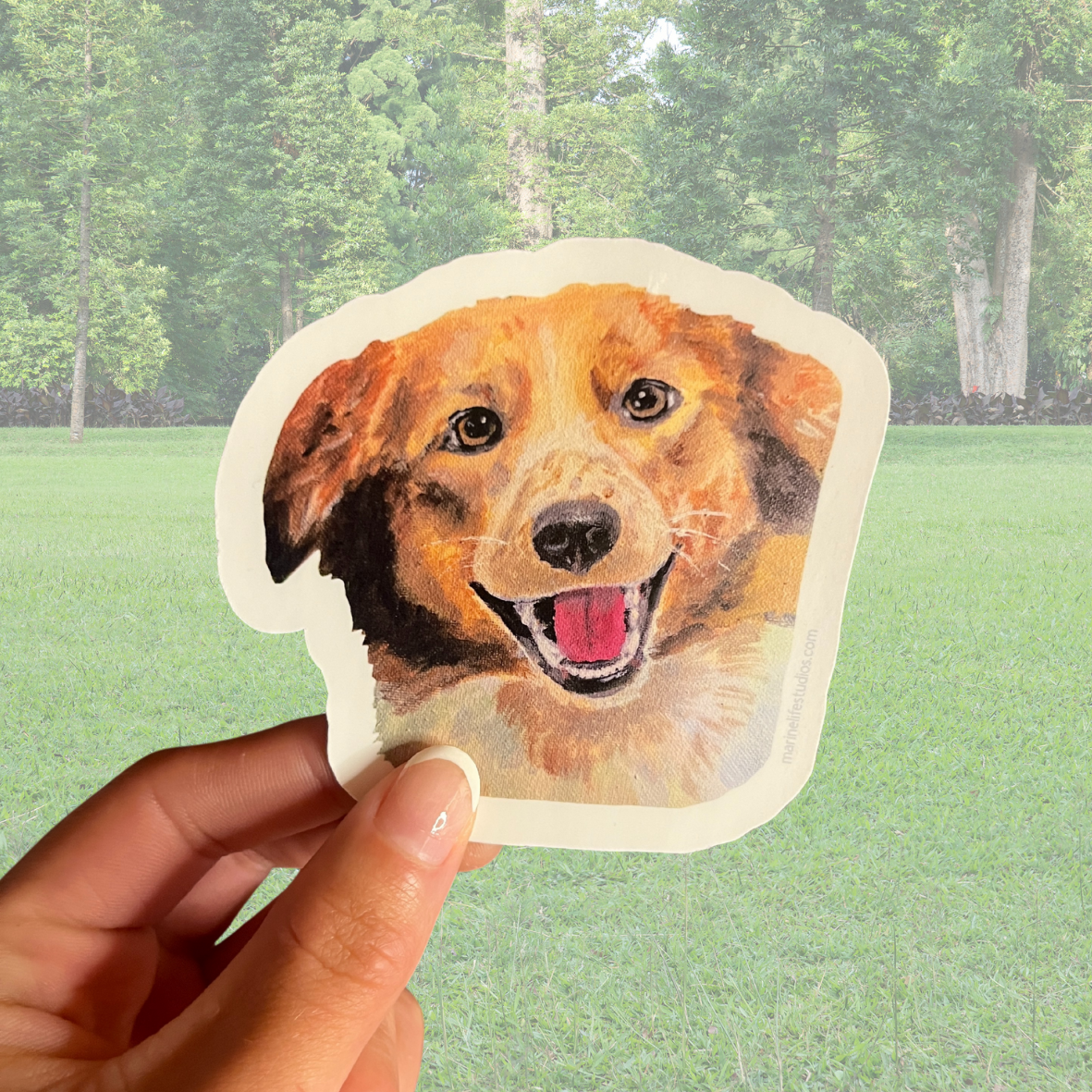 Jess the Dog Vinyl Sticker