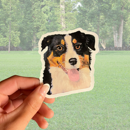 Charlie the Dog Vinyl Sticker